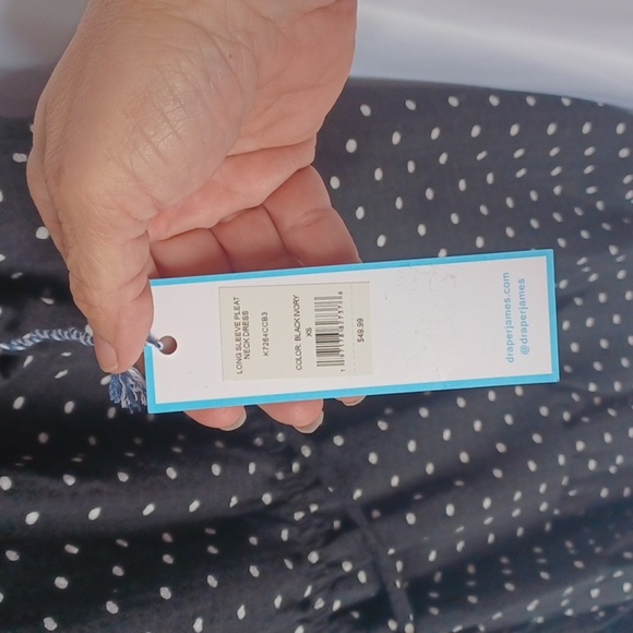 Draper James casual polka dot dress XS workwear party date night holiday office - Picture 6 of 9